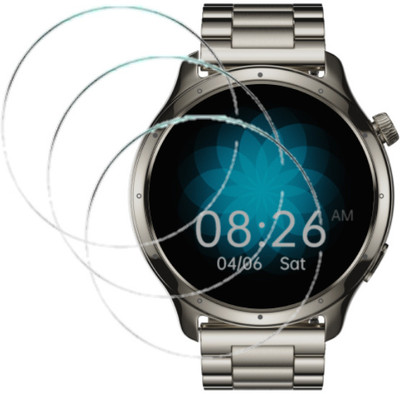 MUTAALI Tempered Glass Guard for NoiseFit Mettle Smartwatch(Pack of 3)