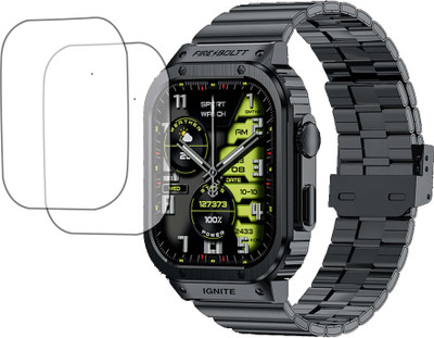 Aaruteck Tempered Glass Guard for FIRE BOLTT MAVERICK SMARTWATCH SCREEN GUARD(Pack of 2)