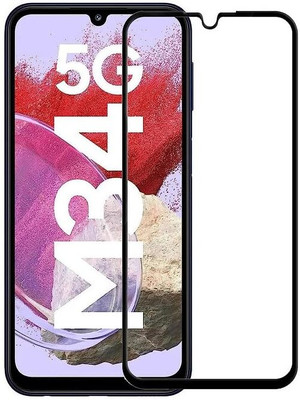 welldesign Edge To Edge Tempered Glass for SAMSUNG Galaxy M34 5G, SAMSUNG M34 5G(Pack of 1)