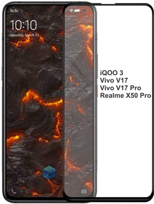 KC PRODUCTS Tempered Glass Guard for iQOO 3, Realme X50 Pro, Vivo V17 Pro, Vivo V17(Pack of 1)