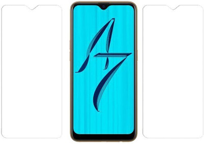 KARTRAY Tempered Glass Guard for Oppo A7(Pack of 2)