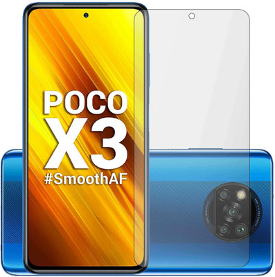 HQ Protection Tempered Glass Guard for Poco X3(Pack of 1)