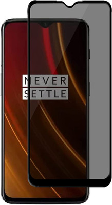 VOSKI Tempered Glass Guard for OnePlus 6T Full Coverage Anti-Spy 9H Hardness Screen Protector(Pack of 1)