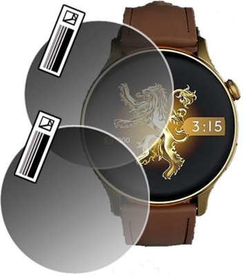 KHWABEEDA Tempered Glass Guard for PEBBLE GOT 1.43 SMART WATCH (PACK OF 2)(Pack of 2)