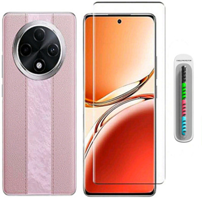 GORILLA PRO PLUS Tempered Glass Guard for OPPO F27 Pro Plus 5G Tempered Glass | 9H Full Glue Full HD, Anti Scratch Screen Guard For Oppo F27 Pro 5G & Cable Protector 1(Pack of 2)