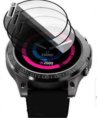 DB Tempered Glass Guard for FIRE -BOLTT DAGGER SMART WATCH TEMPERED GLASS (PACK OF 3)(Pack of 3)