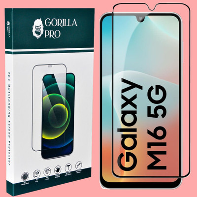 GORILLA PRO Edge To Edge Tempered Glass for Samsung Galaxy M16 5G, Samsung Galaxy F16 5G(Pack of 1)