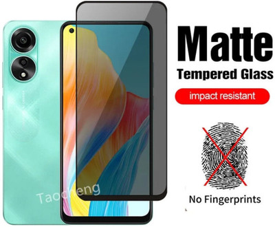 FINCH Tempered Glass Guard for OPPO A78 4G 2023 (MATTE)(Pack of 1)