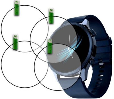 KHWABEEDA Tempered Glass Guard for NOISE EVOLVE 4 1.46 SMART WATCH TEMPERED GLASS(PACK OF 4)(Pack of 4)