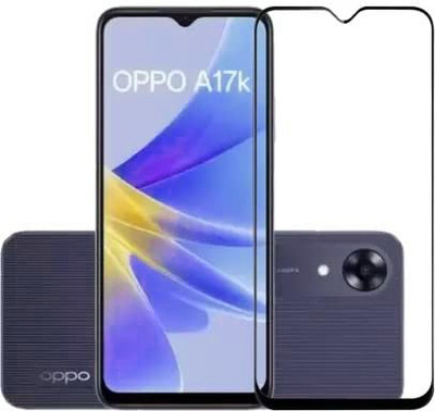 ASMANTIC Tempered Glass Guard for Oppo A17k(Pack of 1)