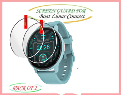 ICROMECK Tempered Glass Guard for BoAt Lunar Connect Smartwatch(Pack of 2)