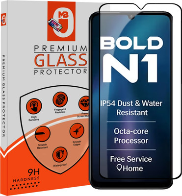 Maxboost Tempered Glass Guard for Lava Bold N1 5G Premium Screen Protector Guard with Easy Installation Kit(Pack of 1)