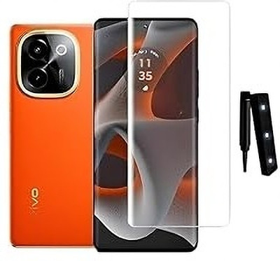 GLOBALCASE Tempered Glass Guard for Vivo T3 Pro 5G, Vivo T3 Pro (BLK GLS)(Pack of 1)