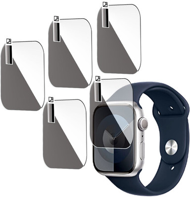 daffin Tempered Glass Guard for Apple Watch Series 9(Pack of 5)