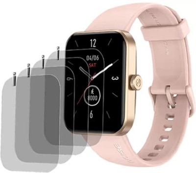 DB Tempered Glass Guard for Noise colorfit Caliber smartwatch tempered glass (pack of 4)(Pack of 4)