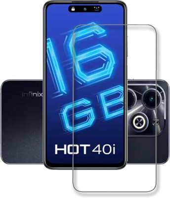 NSTAR Tempered Glass Guard for Infinix Hot 40i, Infinix HOT 40i(Pack of 1)