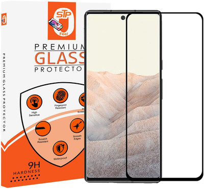 STP FEEL Edge To Edge Tempered Glass for Google Pixel 7/ Google Pixel 7 5G / Pixel7 Advanced Black Border Screen Protector Guard(Pack of 2)