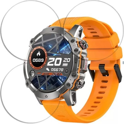 KHWABEEDA Tempered Glass Guard for AK56 1.43 DISPLAY TRACKER SMART WATCH TEMPERED GLASS( PACK OF 3)(Pack of 3)