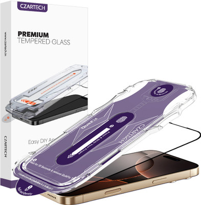 CZARTECH Tempered Glass Guard for Apple iPhone 16 Pro Max Matte Glass(Pack of 1)