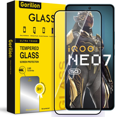 Gorilion Tempered Glass Guard for IQOO Neo 7 5G, IQOO Neo7 5G(Pack of 1)