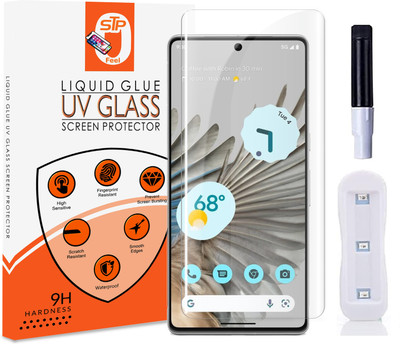 STP FEEL Tempered Glass Guard for Google Pixel 6 Pro, Google Pixel 7 Pro UV Premium Technology With Installation Kit(Pack of 1)
