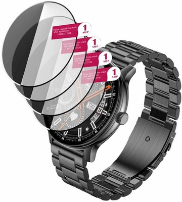 DB Tempered Glass Guard for PEBBLE METTLE PRO SMART WATCH TEMPERED GLASS (PACK OF 4)(Pack of 4)