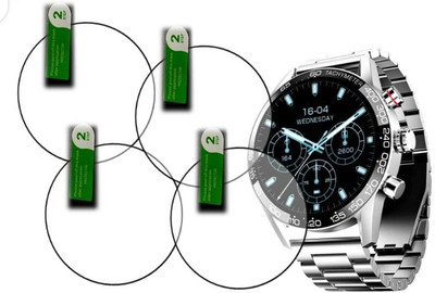ZIDZEE Tempered Glass Guard for BOAT ENIGMA Z40 1.32 SMART WATCH TEMPERED GLASS(PACK OF 4)(Pack of 4)