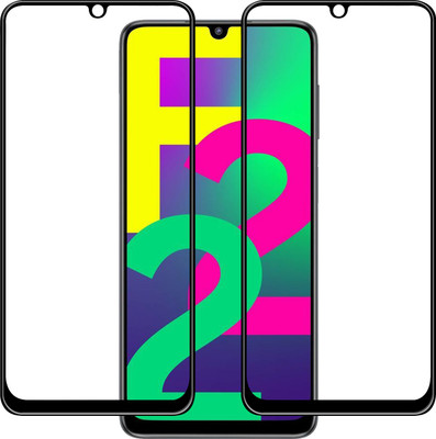 Qyist Tempered Glass Guard for Samsung Galaxy F22(Pack of 2)
