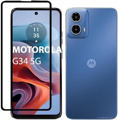 LILLIPUT Tempered Glass Guard for Motorola G34 5G, Moto G34(Pack of 1)