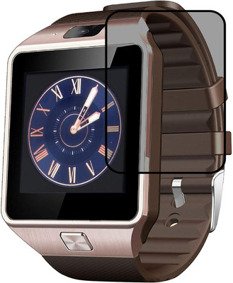 Tuch Tempered Glass Guard for Tempered Glass Smart Watch Dz09 Fiber Digital Watch Screen gaurd Impossible Smart Watch DZ09(Pack of 1)