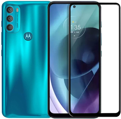SmartLike Edge To Edge Tempered Glass for Motorola Moto G72(Pack of 1)