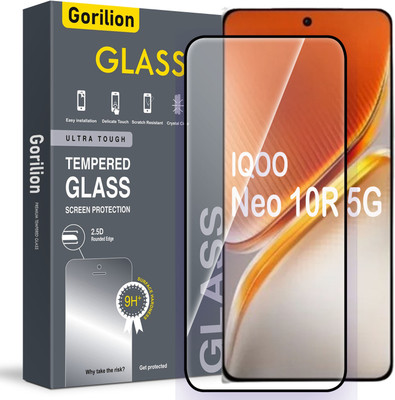 Gorilion Tempered Glass Guard for IQOO Neo 10R 5G(Pack of 1)