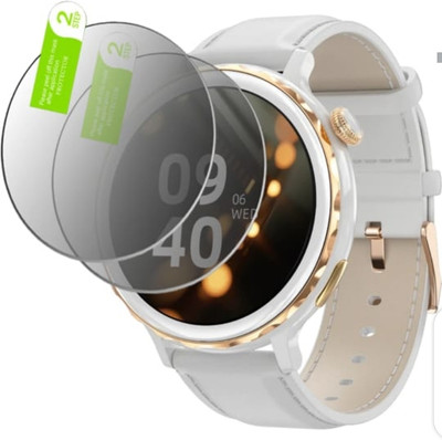 KHWABEEDA Tempered Glass Guard for NOISEFIT EVOLVE 2 SMART WATCH TEMPERED GLASS (PACK OF 2)(Pack of 2)
