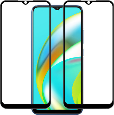 Qyist Tempered Glass Guard for Realme C12(Pack of 2)