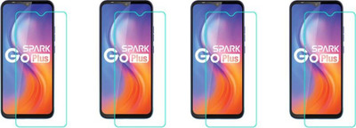 SRT Tempered Glass Guard for Tecno Spark Go Plus(Pack of 4)