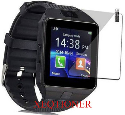 XeqTioner Tempered Glass Guard for Auffer dz09 Smart watch(Pack of 1)