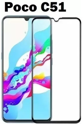 GLOBALCASE Tempered Glass Guard for POCO C51(Pack of 1)