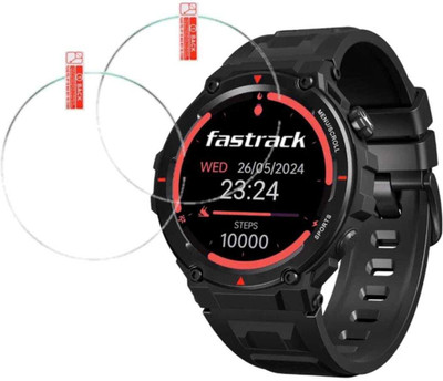 ZIDZEE Tempered Glass Guard for FASTRACK XTREME PRO (R)SMART WATCH SCREEN GUARD (P-2)(Pack of 2)