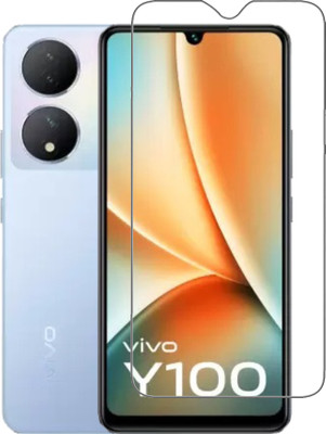 AKSHUD Tempered Glass Guard for vivo Y100 5G, VIVO Y100(Pack of 1)