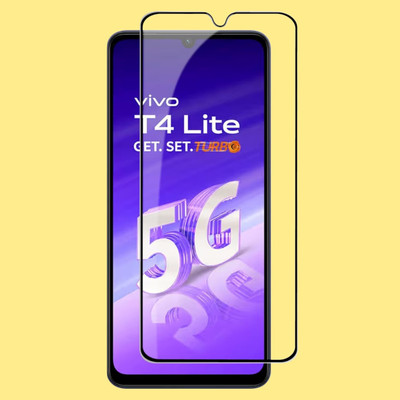 GORILLA FIVE Edge To Edge Tempered Glass for Vivo T4-Lite 5G(Pack of 1)