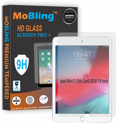 Mobling Tempered Glass Guard for iPad Mini 5 Generation, iPad Mini 5 2019 5th Gen, iPad Mini 4 2015 4th Gen (7.9 inch) (A2124/A2125//A2126/A2133)(Pack of 1)