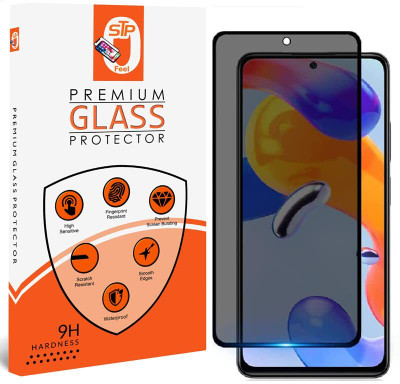 STP FEEL Tempered Glass Guard for Poco M4 5G | HD Plus Full Edge Coverage Privacy Screen Protector(Pack of 1)