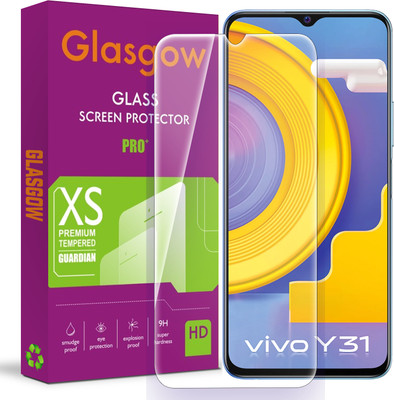 Glasgow Tempered Glass Guard for Vivo Y31 (2021)(Pack of 1)
