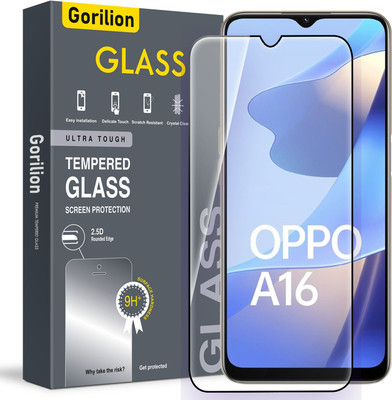 Gorilion Tempered Glass Guard for Oppo A16k(Pack of 1)