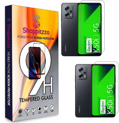 Shoppitzzo Tempered Glass Guard for REDMI K50i/ REDMI K50i 5G/(Pack of 2)