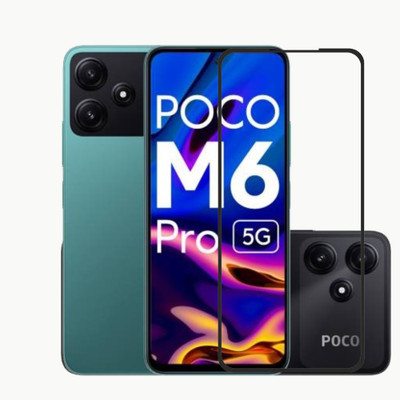 BRENZZ Tempered Glass Guard for POCO M6 PRO 5G(Pack of 1)