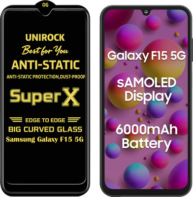 Unirock Tempered Glass Guard for Samsung Galaxy F15 5G(Pack of 1)