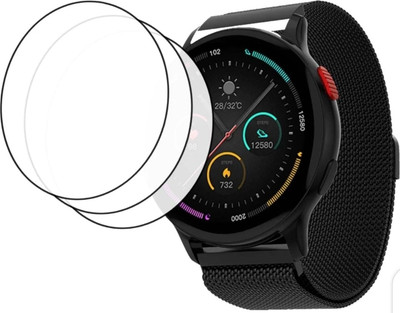 DB Tempered Glass Guard for FIRE -BOLTT ECLIPSE LUXE SMART WATCH TEMPERED GLASS ( PACK OF 3)(Pack of 3)