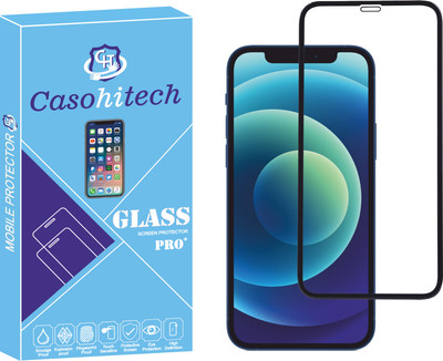 casohitech Tempered Glass Guard for Apple iPhone 12, Apple iPhone 12 Pro (3PCS)(Pack of 3)