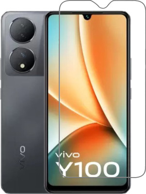 BRENZZ Tempered Glass Guard for vivo Y100 5G, VIVO Y100(Pack of 1)